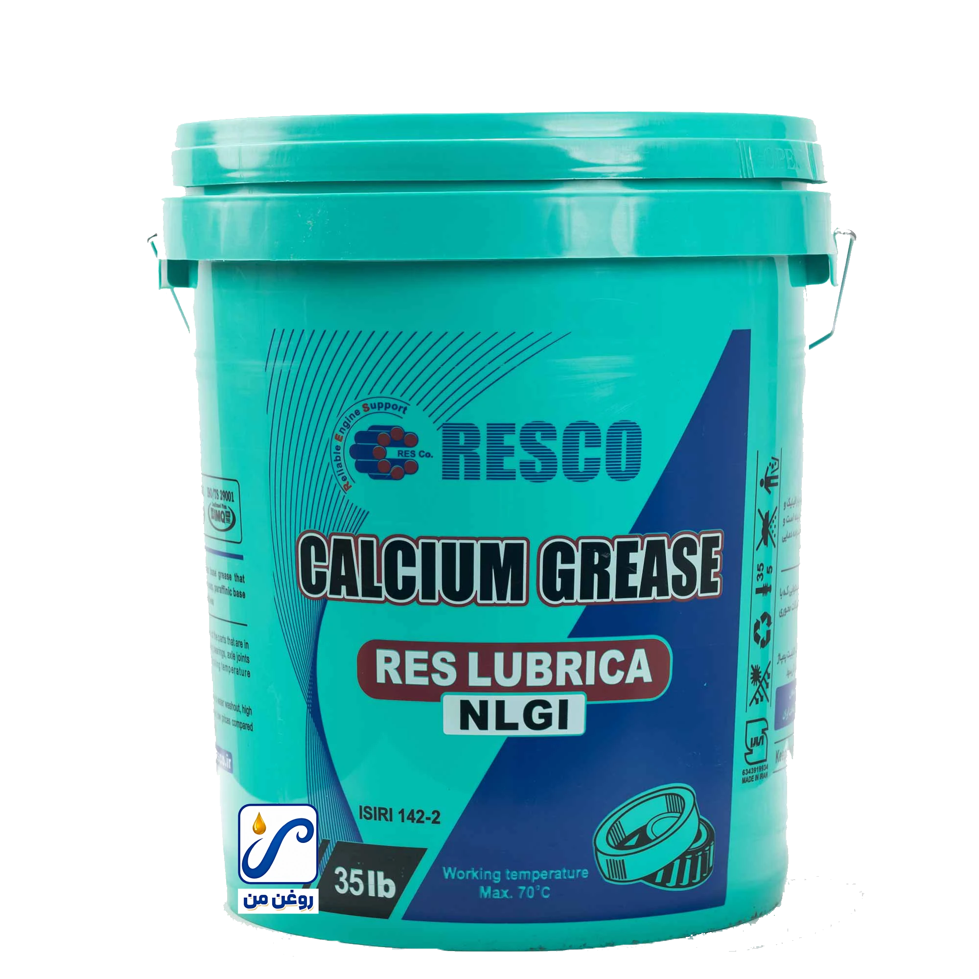 گیریس 35 گریس پایه کلسیم رسکو 17.5KG - تصویر 1