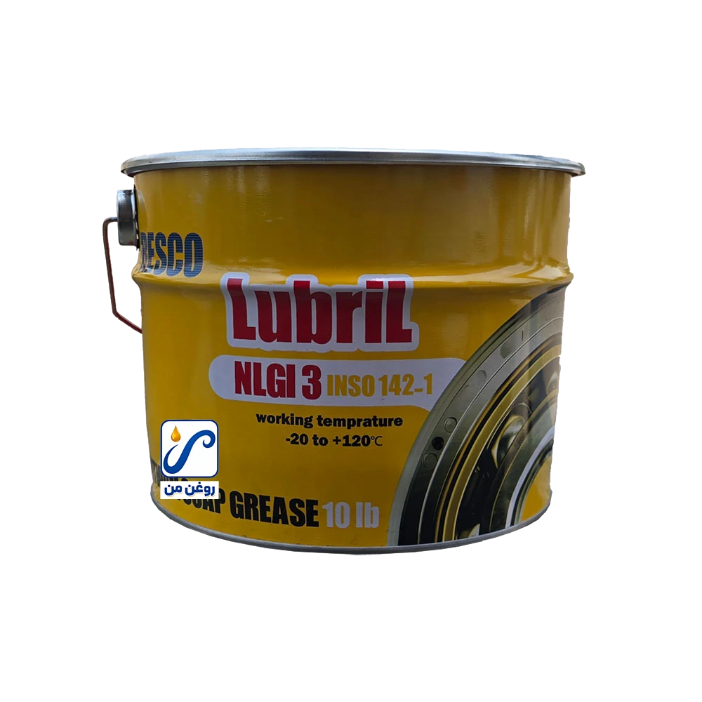 گیریس نسوز 10 پوندی گریس پایه لیتیوم رسکو 5 کیلوگرمی - تصویر 1